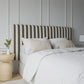 King Headboard Cover | Olive Stripe Headboards | Sorria Store Online